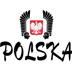 Polska z godłem i husarią