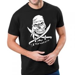 Koszulka piracka z czachą pirata